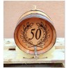 Anniversary (30, 40, 50, 60, ...) French oak barrels for brandy