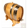 Oval oak barrels for brandy_inox