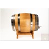 Oval oak barrels for brandy_inox