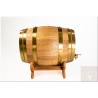 Oval oak barrels for brandy_copper