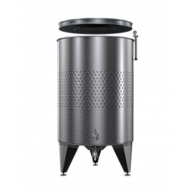 Inox barrel for wine with cooling jacket (300-1000 l)