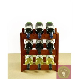 Stand for 9 wine bottles