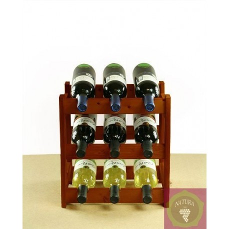 Stand for 9 wine bottles