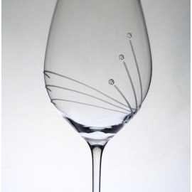 Glass with Swarovski crystals 470 ml (6 pcs)